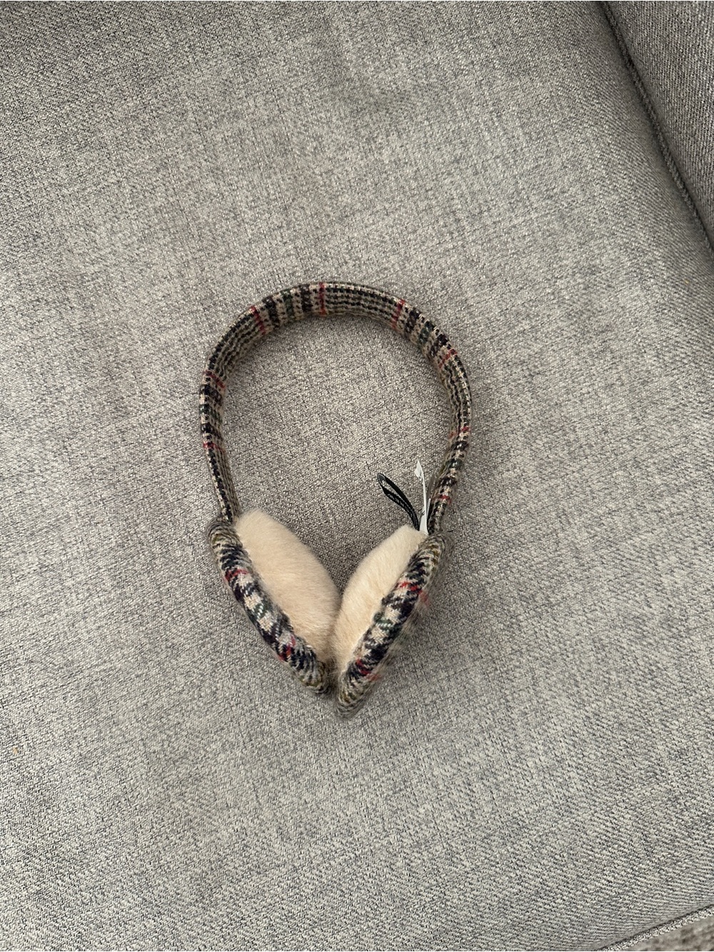 J. Crew Wool Earmuffs for Women/Girls Plaid Christmas Winter
